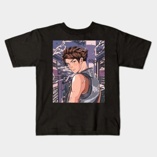 A Portrait of Handsome Guy Kids T-Shirt